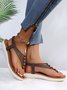 Pu Leather Sandals