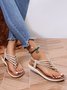 Pu Leather Sandals