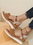 Faux Suede Sandals