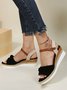 Faux Suede Sandals
