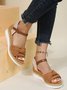 Faux Suede Sandals