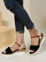 Faux Suede Sandals