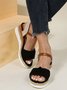 Faux Suede Sandals
