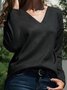 V Neck Jersey T-shirt