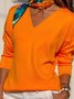 V Neck Jersey T-shirt