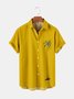 Casual Short Sleeve Casual Shirt