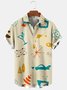 Short Sleeve Car Vintage Shirt ＆ Blouse