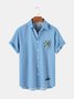Casual Short Sleeve Casual Shirt