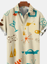 Short Sleeve Car Vintage Shirt ＆ Blouse