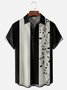 Shirt Collar Music Short Sleeve Casual Shirt
