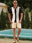 Shirt Collar Music Short Sleeve Casual Shirt