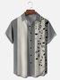 Shirt Collar Music Short Sleeve Casual Shirt