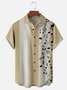 Shirt Collar Music Short Sleeve Casual Shirt