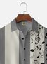Shirt Collar Music Short Sleeve Casual Shirt