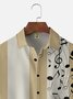 Shirt Collar Music Short Sleeve Casual Shirt