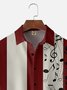 Shirt Collar Music Short Sleeve Casual Shirt
