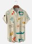 Short Sleeve Car Vintage Shirt ＆ Blouse