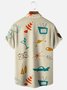 Short Sleeve Car Vintage Shirt ＆ Blouse