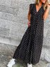 Loosen Boho V Neck Casual Dress
