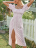 Sweet Floral Slim Fit Boho Dress