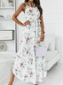 Regular Fit Floral Vacation Dress