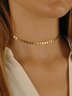 Beach Geometric Triangle Fashion Commuter Clavicle Chain