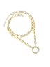 Fashionable Commuter Chain Multi-Layered Necklace