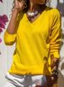 V Neck Jersey T-shirt